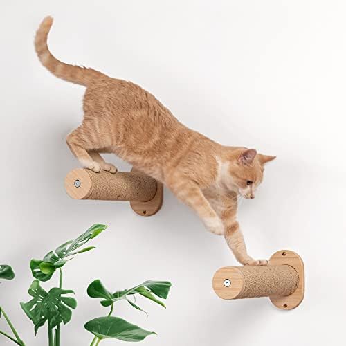 7 Ruby Road SALTO 14” Cat Wall Steps Modern Cat Wall Furniture for