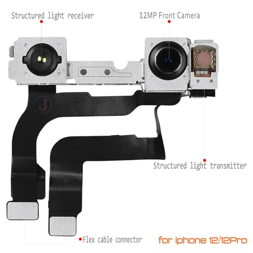 Cámara frontal de 12 MP con enfoque automático para iPhone 12 Pro 2