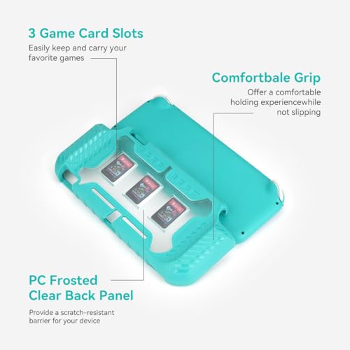 image for Switch Lite Protective Case, KIWIHOME Portable Cover Grip Case Only fo