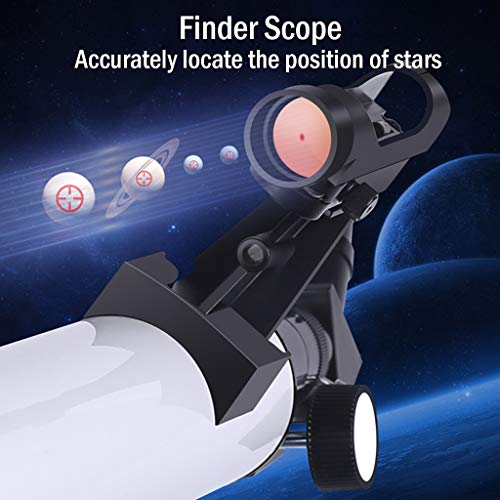 Telescopio para niños refractor 50mm YXCKG miniatura 7