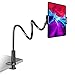 Price comparison product image GVTECH Gooseneck Tablet Stand, Universal Tablet Mount Holder 360 Flexible Lazy Arm Holder Clamp Mount Bracket Bed for 4"-10.6" iPad Air Pro mini, Samsung, Huawei Tab, iPhone, Switch, more Devices