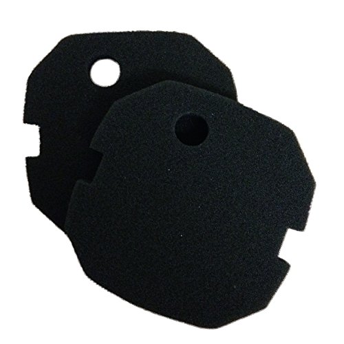 Finest-Filters 2 x AquaOne Aqua One AQUIS 1200/1250 and 1000/1050 Black Fine Filter Foams