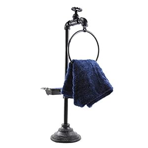 Treasure Gurus Water Faucet Soap Holder Spigot Bathroom Towel Ring Rustic Bath Rack Treasure Gurus Water Faucet Soap Holder Spigot Bathroom Towel Ring Rustic Bath Rack