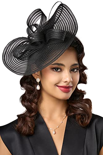 Babeyond Tea Party Fascinator Kentucky Derby Hat Fascinator Pillbox Hat Headband For Cocktail #TOP15