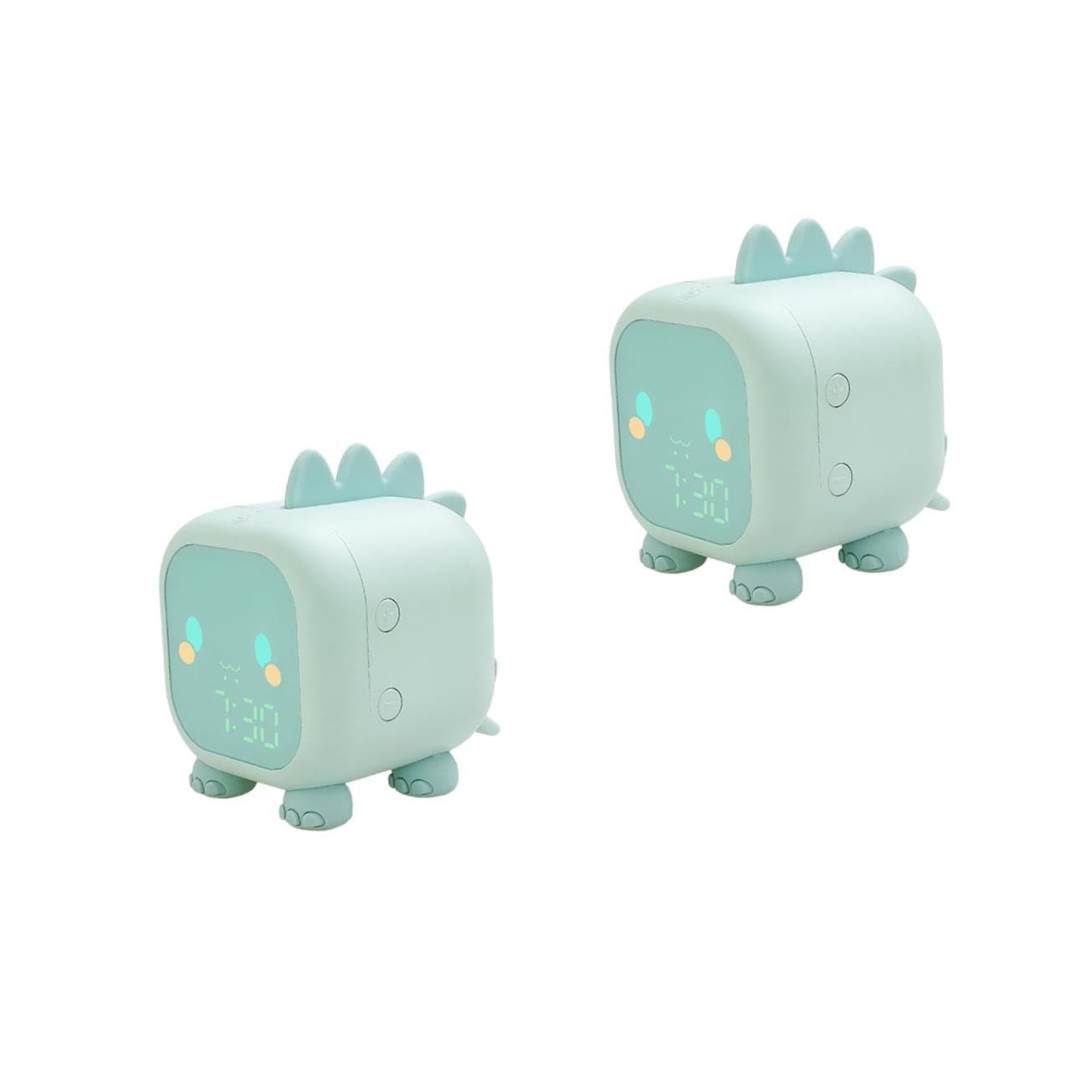 Alipis 2 Piezas Reloj Despertador Inteligente para Despertador con Radio smartwatch para smartwatch Reloj de Escritorio Digital LED Entrenador de sueño para Green