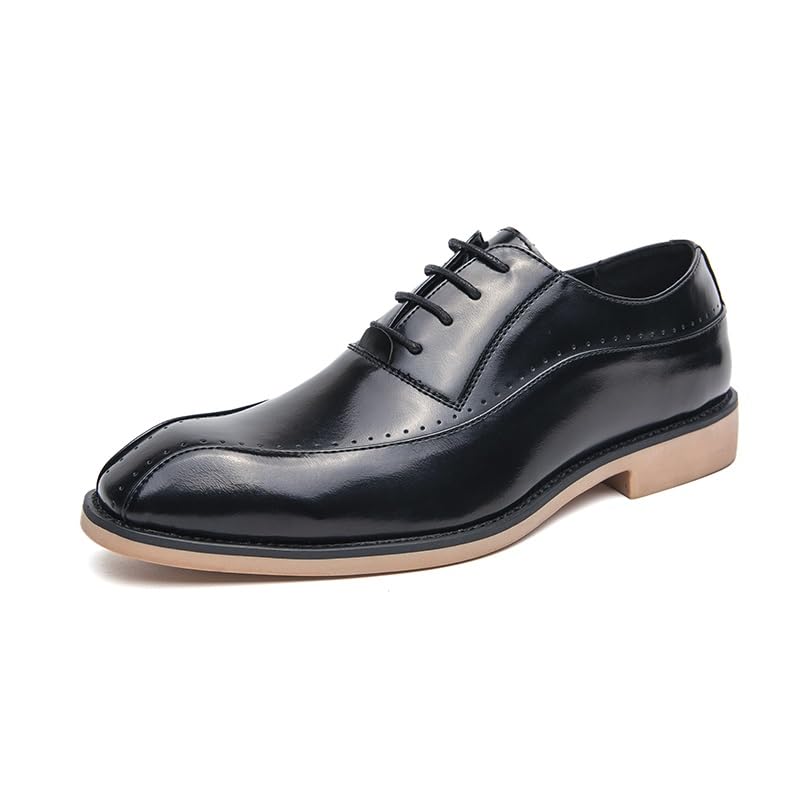 Chaussures habillées hommes à lacets en cuir végétalien chic