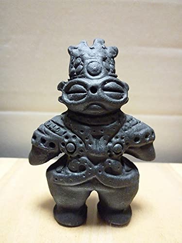 松⚫遮光器土偶 青森県出土(7-33) 遮光器土偶（磨き） 青森 中