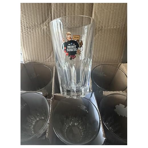 Générique Lot 6 verres BIERE MORT SUBITE 25 cl, neuf