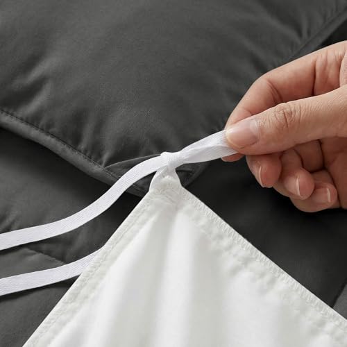 CozyLux Bettdecke 240x260 cm Grau für 4 Jahreszeiten – Ansicht 5