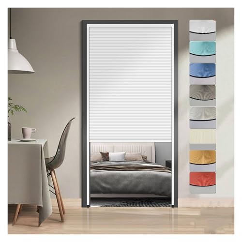WIGING Puerta Plegable Abatible, Retráctil, Divisor De Ambientes, Impermeable, Invisible, Tipo Acordeón, para Cocina, Armario, Dormitorio Y Patio