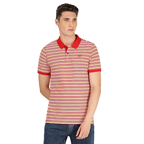 Image of Lee Men's Solid Fitted Polo Shirt
