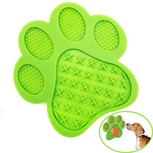 Mycicy Hunde-Leckpad, Hundewasch-Ablenkungsgerät, langsames Fressen Hundematte mit Super Saugnapf für Hunde Leckt Erdnussbutter, Haustierbaden, Fellpflege und Hundetraining Cover