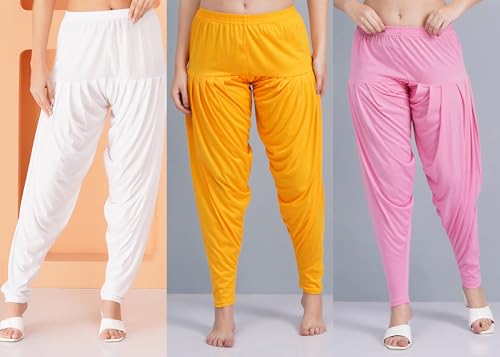 Image of Buy That Trendz Patiala Salwar for Women Relaxed Fit Viscose Patiyala Salwar Harem Bottom Pants