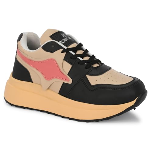 ROWLANS Women's Sporty Shoes - Trendy, Durable, and Perfect for Active Lifestyles_7453_8_Tan