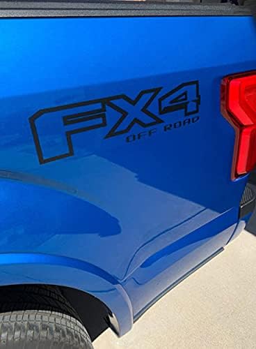 Miniatura 2 de Decal Mods FX4 Offroad - Calcomanías adhesivas negras compatibles con Ford F150 troquelado (2015-2020) - CB_Outline (juego de 2) con licencia oficial