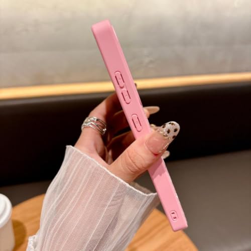 Coque antichoc pour S25 rose avec protection arrière rigide et paillettes éclatantes