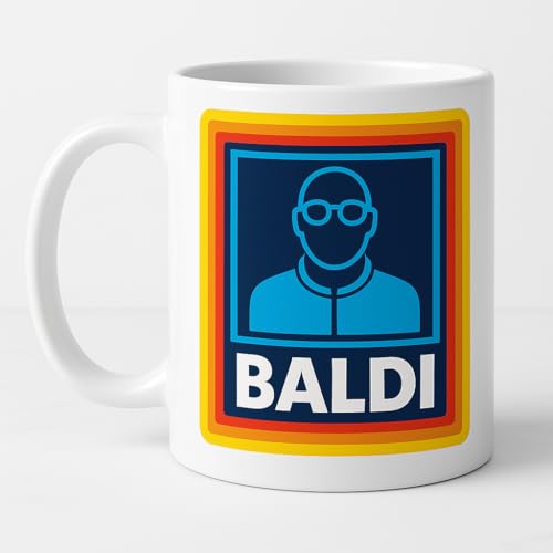 Gift Island Taza Baldi | Regalos para papá – Regalos para el Día del Padre | Taza divertida para papá – Tío – Hermano – Amigo | Taza de regalo de Papá Noel secreto taza de 325 ml