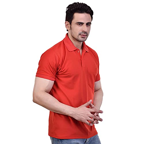 Image of SMAN Men's Polo T-Shirt Regular Fit Half Sleeve Multi Color Combo Pack of 2