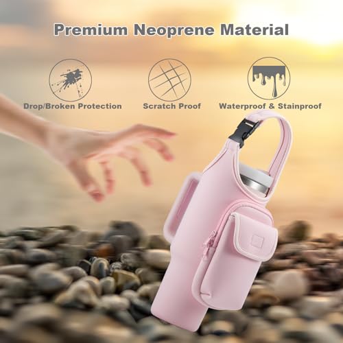 HWGOODYE Bolsa de transporte para copos Stanley de 1,134 g, suporte de garrafa de água com isolament