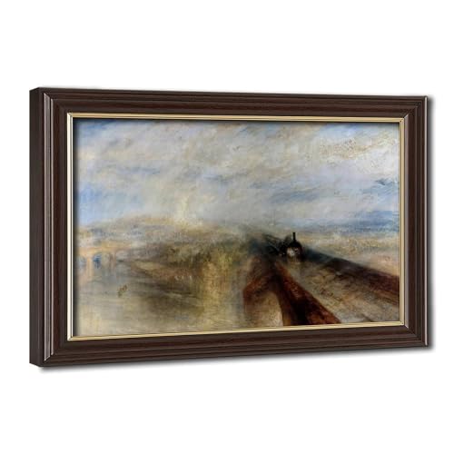 Toile tendue Pluie Vapeur et Vitesse Turner décoration murale salon