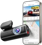 REDTIGER F9 Lite 4K Dash Cam Front, ADAS, Built-in WiFi APP Control Dash Camera for Cars, 2160P UHD Mini Car Dash Cam with GPS, Night Vision, G-Sensor, 24H Parking Monitor (SD Card Not Included)