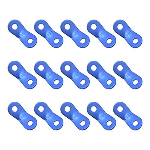 Tiranti per Tenda Campeggio, Tenditori in Alluminio, Tendicatena per Tenda, Tirante Corda Tenditori, Lega di Alluminio Fibbia Della Corda del Vento, per Tende, Escursioni, Campeggio, Picnic, 15 Pezzi