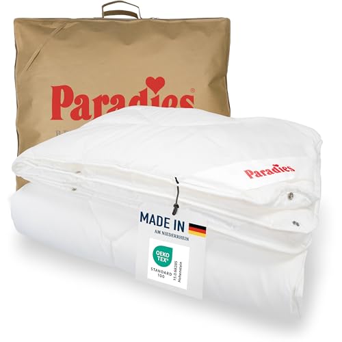 PARADIES 4 Jahreszeiten Bettdecke 135x200 cm - Prima Varietta Bio,...