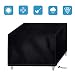 Produktbild AOBETAK Abdeckplane Gartenmöbel, 210D Winterfest Wasserdicht Oxford Abdeckung mit UV-Schutz-Beschichtung, Quadratischer Schutzhülle für Garten Möbel Gartentisch (125 x 125 x 74 cm) Schwarz