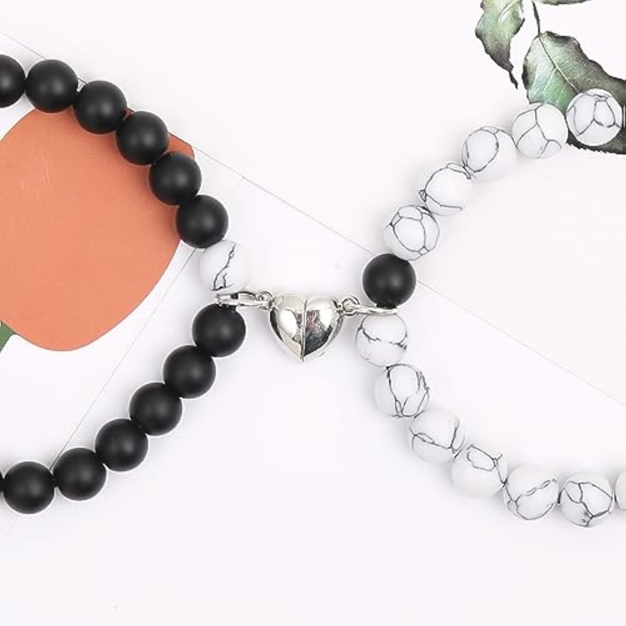 2 Pcs Magnetic Couples Bracelets Matching Bracelets