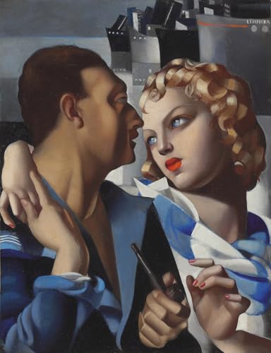 Peinture Tamara de Lempicka Couple affiche murale abstraite 40x60