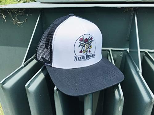 Vexil Brand Rose Skull Snapback Cap 