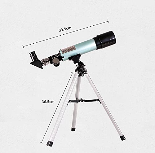Telescopio astronómico refractor con 90x aumento y 2 oculares miniatura 7