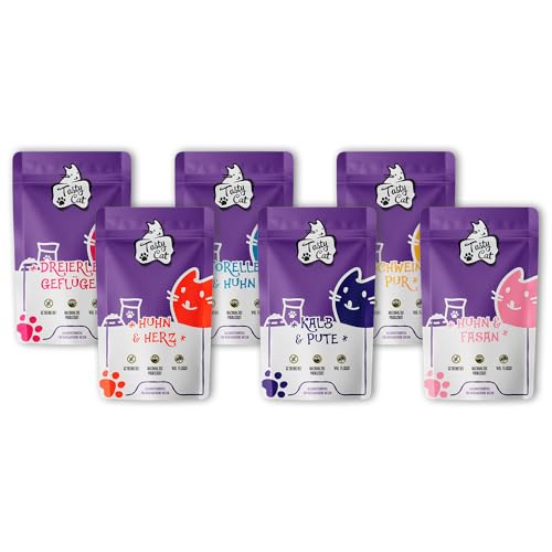 Tasty Cat Probierpakerl 12 x 125g. | getreidefrei | zuckerfrei
