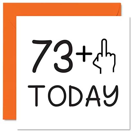 Tarjeta de cumpleaños 74 divertida para mujeres, novedosa tarjeta de cumpleaños para hombres, tarjetas de cumpleaños groseras para hombres, tarjetas de felicitación de cumpleaños de 145 mm x 145 mm,