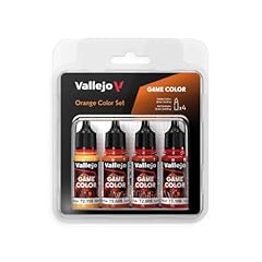 Vallejo Set di colori per giochi AV - Colori arancioni (x4)
