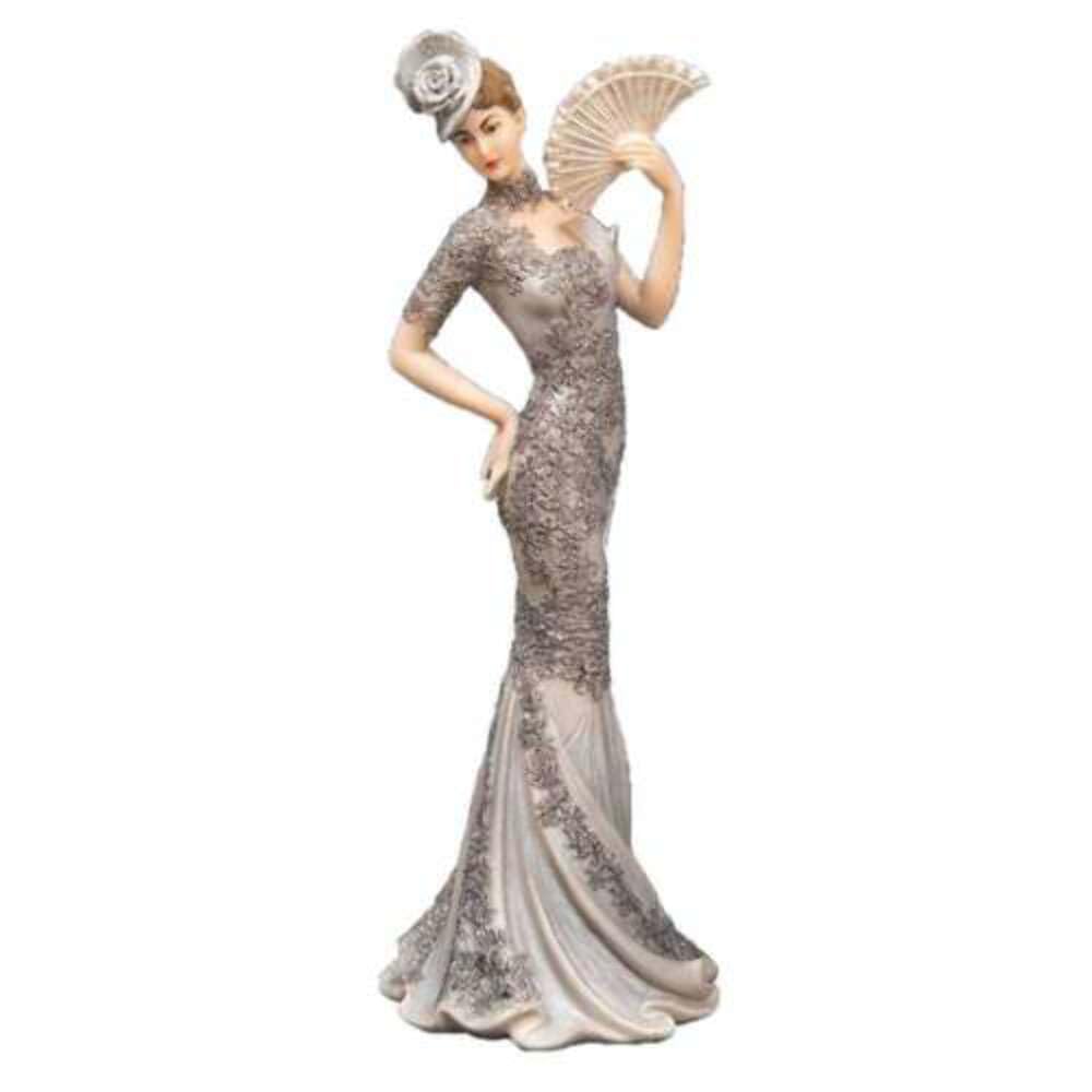 Juliana Silver Lady Figurine Ornament Bolero Collection