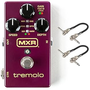 Six tremolo waveforms Speed, Gain, and Depth controls set the rate, volume, and intensity of the selected tremolo effect Tap tempo and expression pedal functionality Single MXR housing so that you can put a wide variety of intriguing, well-crafted tr...