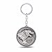 Produktbild Game of Thrones Haus Stark Wolf Schlüsselanhänger Game of Thrones Kostüm Prop Schlüsselanhänger, silber
