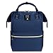 Produktbild KALIDI Rucksack Damen Rucksack Herren Mädchen Jungen & Kinder Vintage Tagesrucksack mit laptopfach für 15 Zoll NotebookUnisex Modern Wasserdichter Schulrucksack Rucksack Lässiger Daypack, Navy