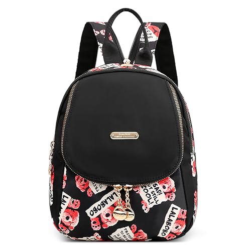 Zaino da Piccolo Borsa a Tracolla Carina Alla Moda Impermeabile Pettorale da Casual Lavoro in Campeggio allaperto Con Design donna stampato nylon