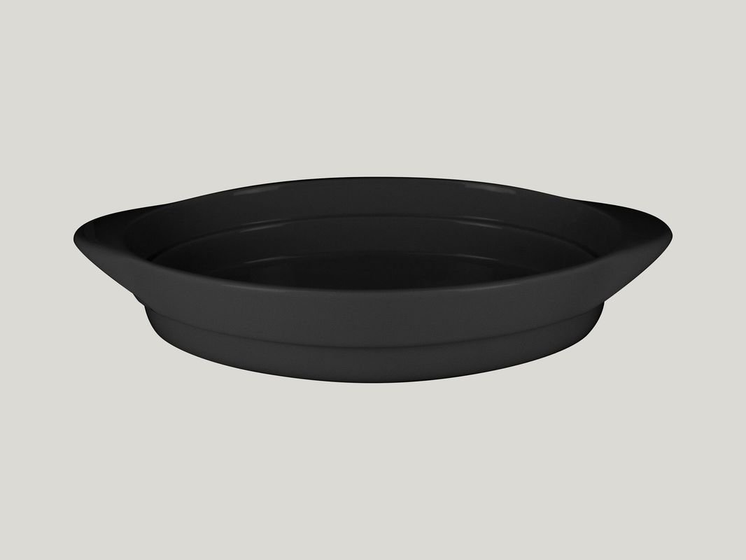 RAK PorcelainCFOD37BKBD Chef's Fusion Volcano Oval Platter (Pack of 3)