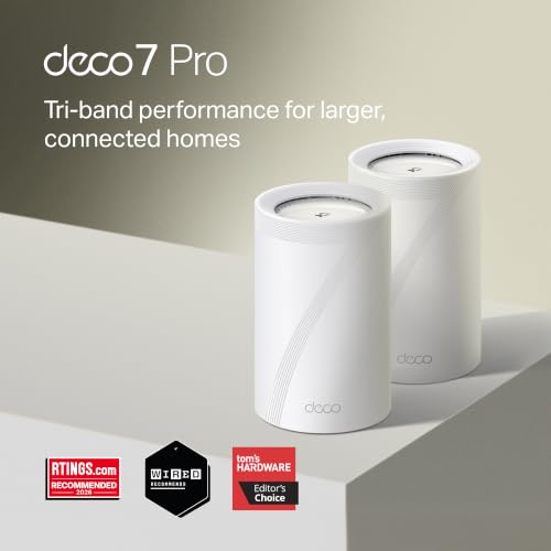 TP-Link Deco 7 Pro BE14000 Tri-Band Wi-Fi 7 Whole Home Mesh System - image 2
