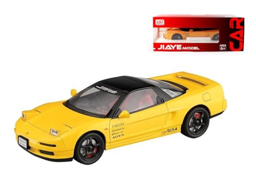 Image of Invite 1:24 Scale Honda Acura NSX NA1 Die-Cast Model Car - Alloy Metal Pullback Toy Car with Openable Doors, Lights & Music - Luxury Sports Car Toy for Kids & Collectors [Random Color]