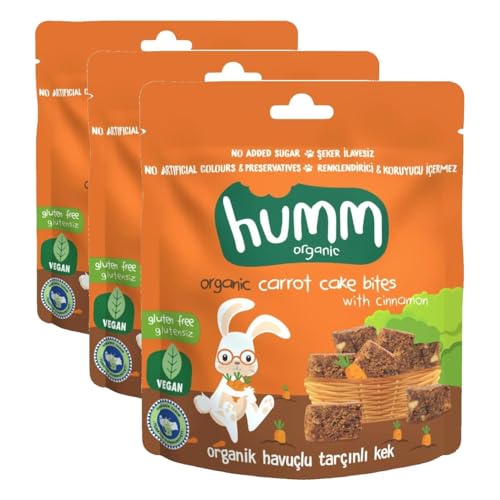 Glutensiz Vegan Havuçlu ve Tarçınlı Kek (3 paketi)