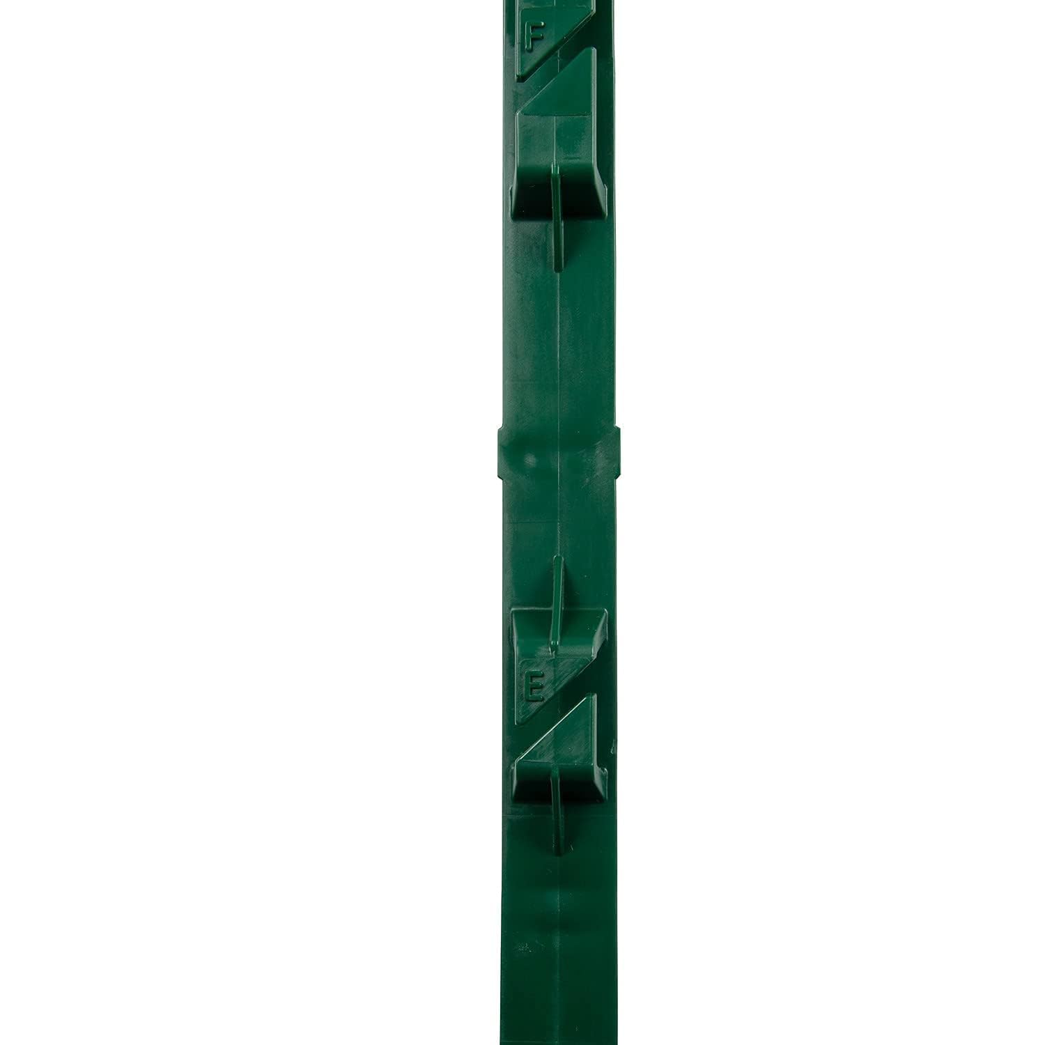 Weidezaunpfähle Kunststoff 20 Stück grün 108cm Doppeltritt mit Ösen
