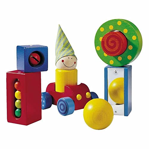 HABA Erste Steine Bausteine-Set in bunten Farben f&uuml;r Kinder ab 1 Jahr Made in Germany - 1189