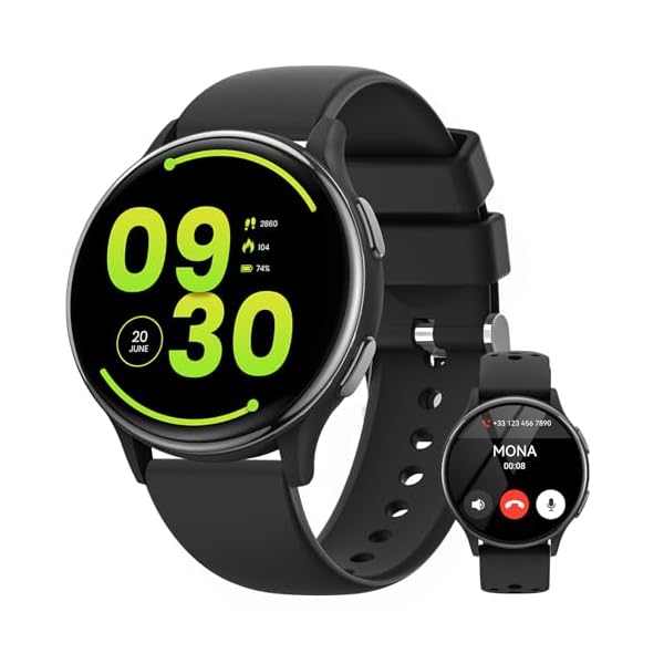 2024 Smart Watches for Women Men [24/7 Fitness Tracker/400 Watch Face/Call] Android Phones iPhone Compatible, 1.27″ Fitness Watches for Women Fitness Tracker, Activity Trackers and Smart Watches