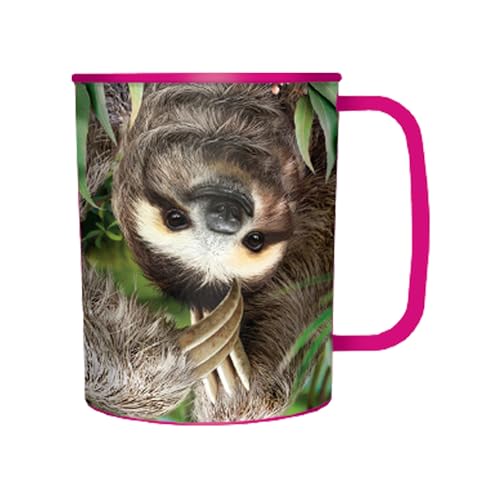 3D LiveLife Tasse à boire – Hangin Around de Deluxebase Tasse en plastique lenticulaire 3D. Gobelets en plastique de 300 ml pour enfants avec illustration originale sous licence de l'artiste renommé,