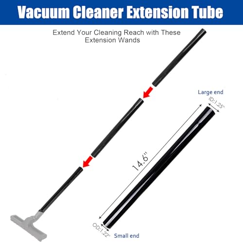 Image of Alrens 12PCS Vacuum Attachments for Shark NV752 NV751 NV650 NV680 NV800 & Rocket HV320 HV300, Vacuum Accessories with 2-in-1 Crevice Tool and 3PCS Vacuum Extension Wands