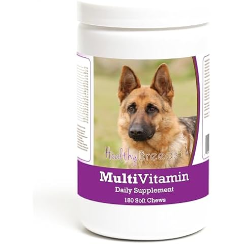 Healthy Breeds German Shepherd Multivitamin Soft Chew for Dogs 180 Count Cover